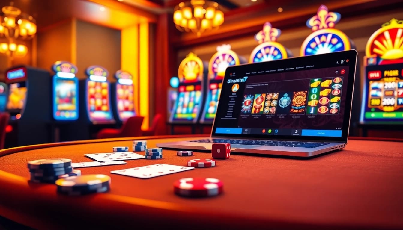 Experience thrilling online gambling with dinamit4d featuring vibrant tables and sleek interfaces.