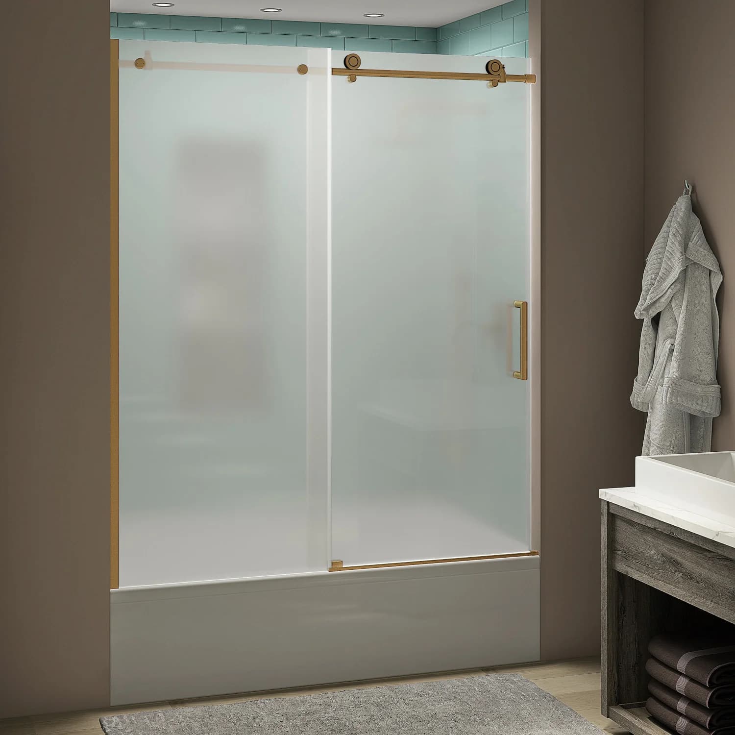 Best Framed &amp; Frameless Sliding Shower Doors for Tubs