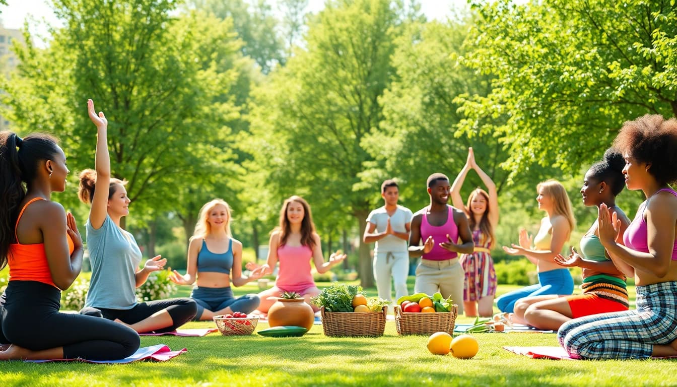 Engage with healthy lifestyle practices at https://healthyvix.com in a vibrant community setting.