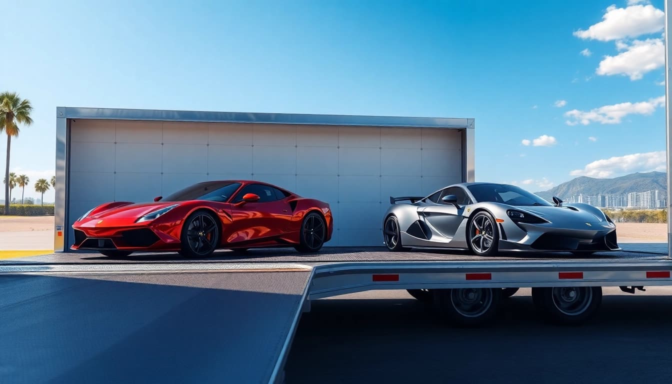 Transport luxurious vehicles reliably with https://luxuryautocarriers.com, showcasing a premium auto transport setup.