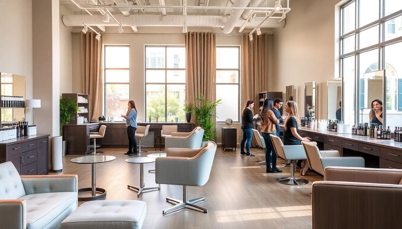 Experience premier hair salons in San Diego with vibrant hair services in a relaxing environment.