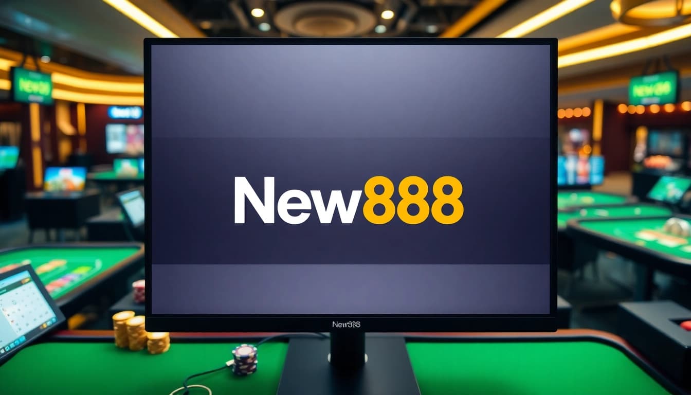 Experience New88's immersive online gambling features with vibrant visuals and interactive elements.