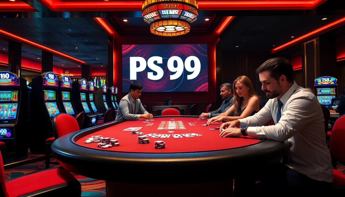 Experience the thrill of gaming with link PS99 at an elegant casino table.