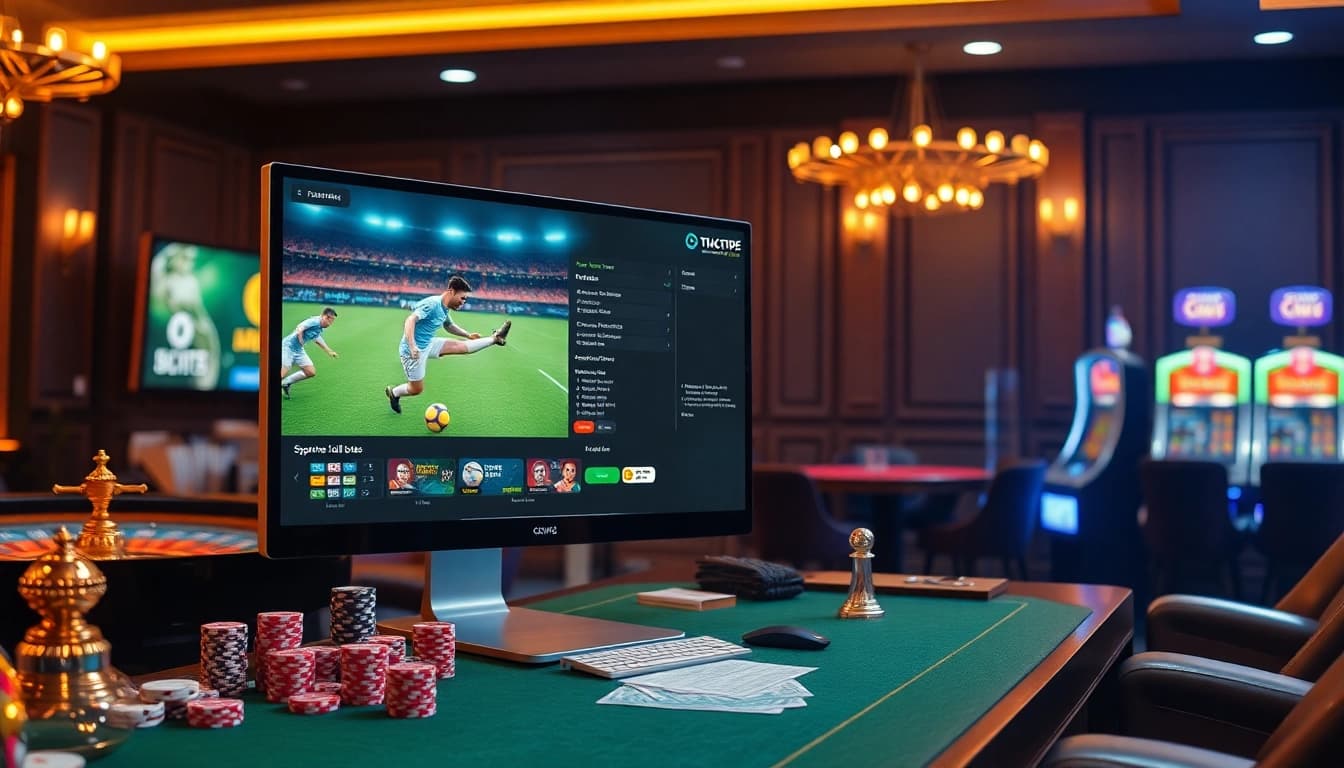 Enjoy "truc tiep bong da" action alongside thrilling gambling elements in a vibrant online betting scene.