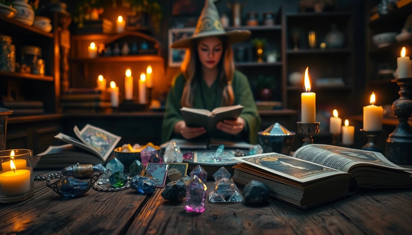 Transform your life with guidance from https://julielynn.co, featuring an intuitive witch's serene space.