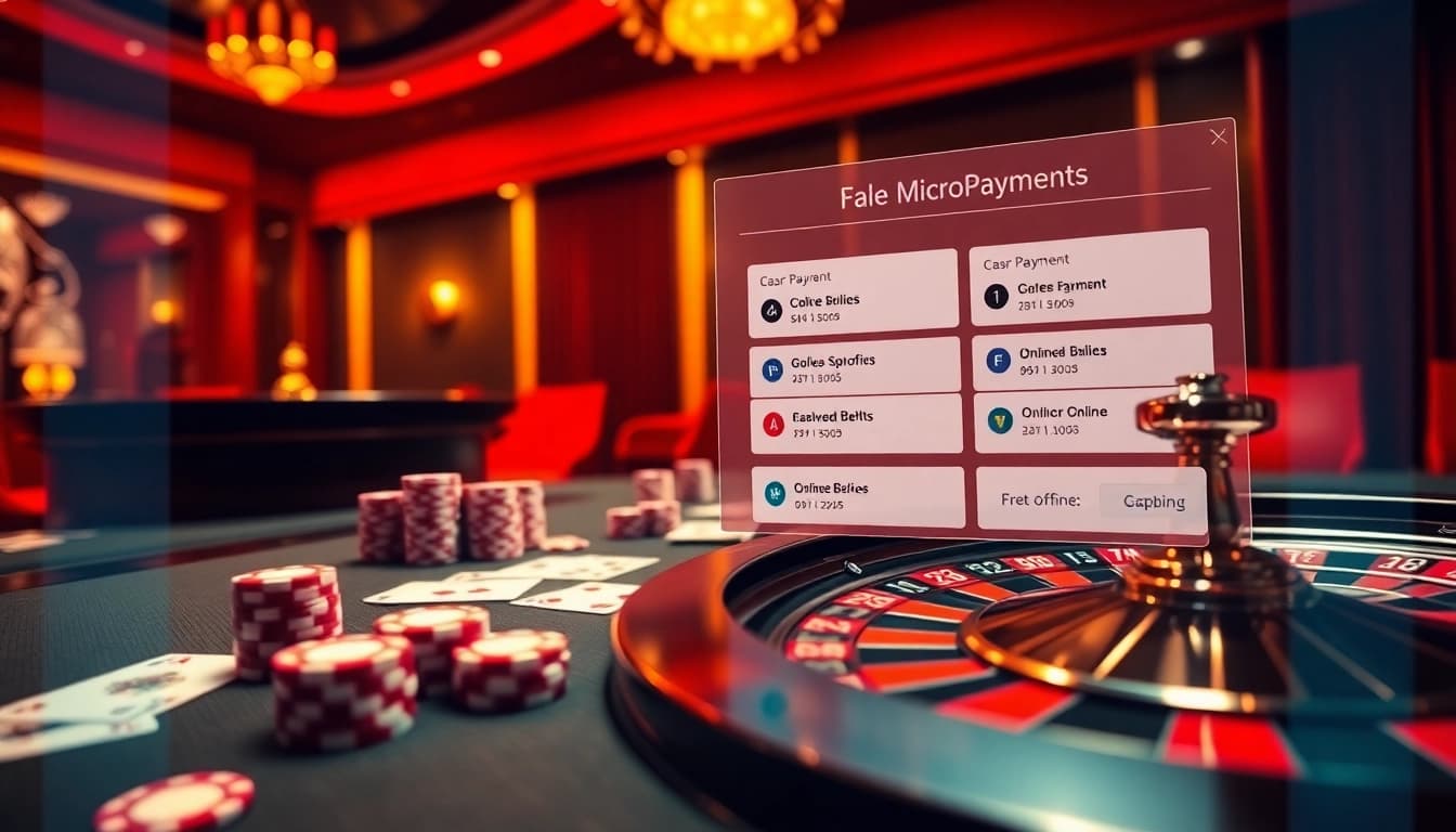 Experience the thrill of gambling with 소액결제 options, featuring vibrant casino elements.