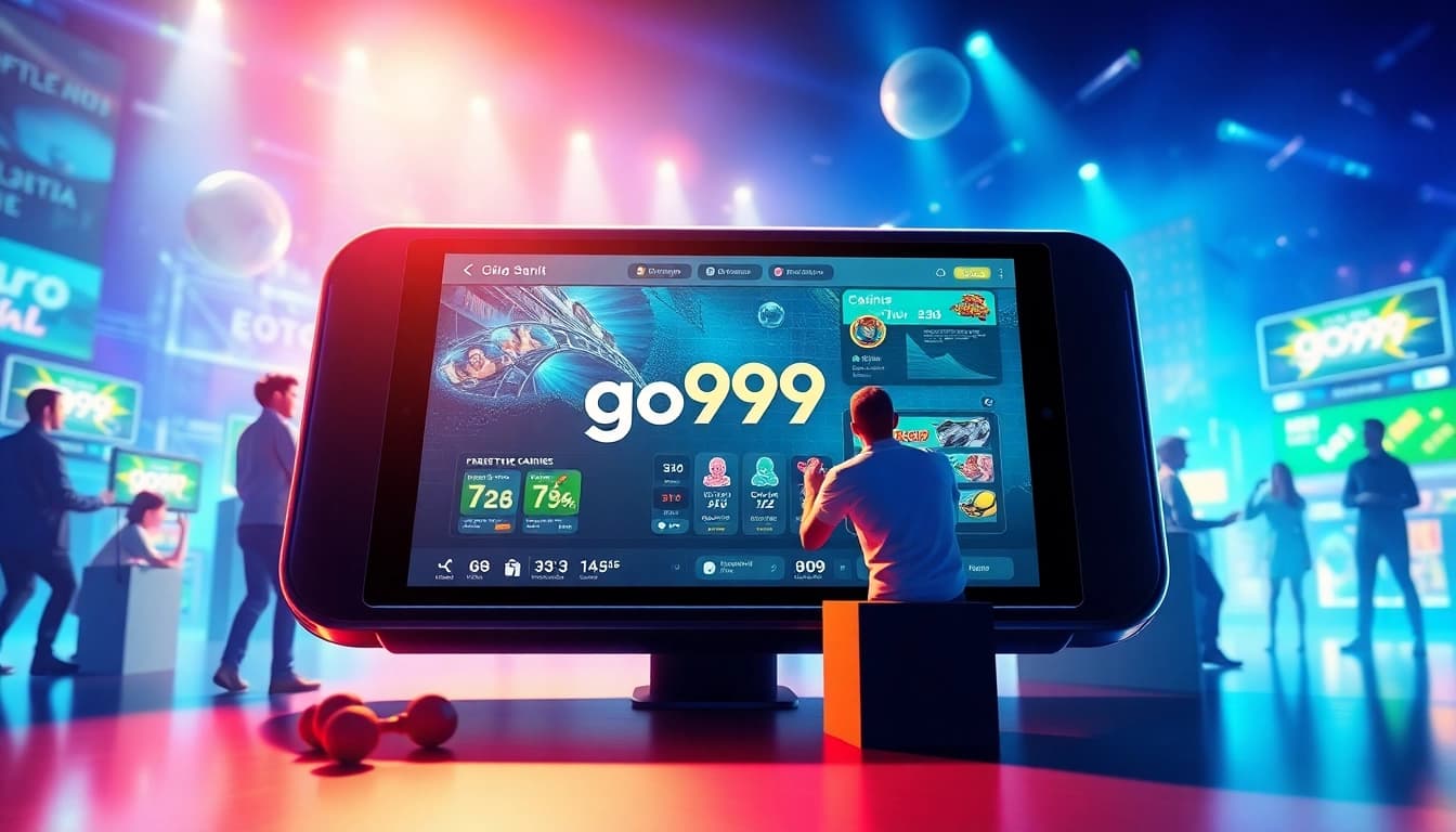 Dynamic gaming experience on go99 platform featuring vibrant interfaces and engaged players.