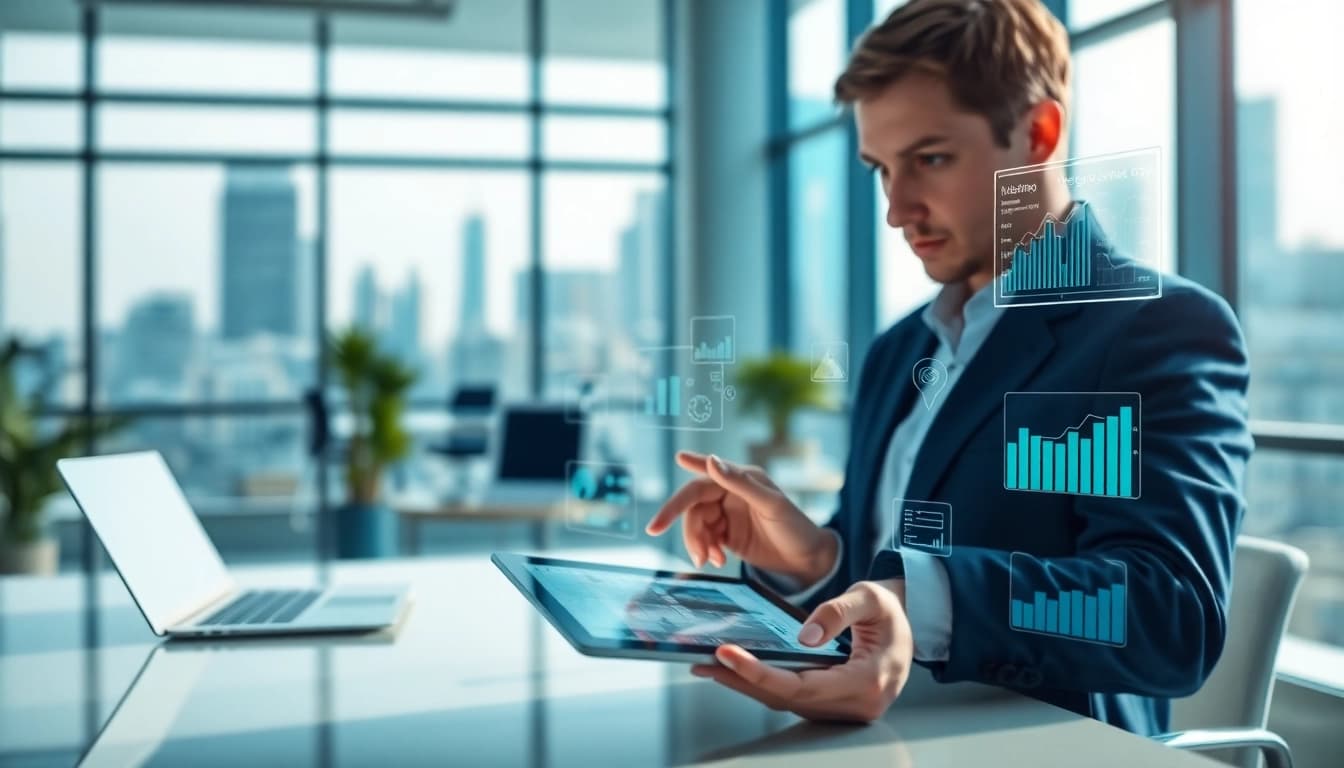 Engaging visual of Commercial Lending Suite Technology demonstrating financial innovative tools.