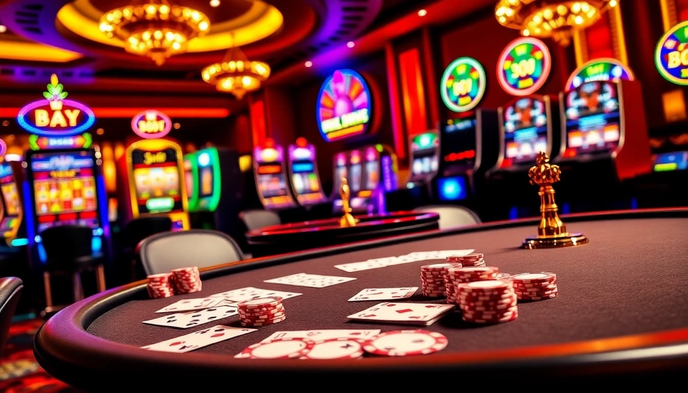 Experience the thrill of gaming at U888's vibrant casino tables with live action.