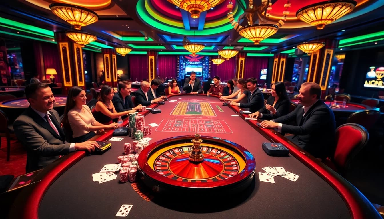 Experience the excitement of gambling at https://topclub.site/ with vibrant casino elements and players.