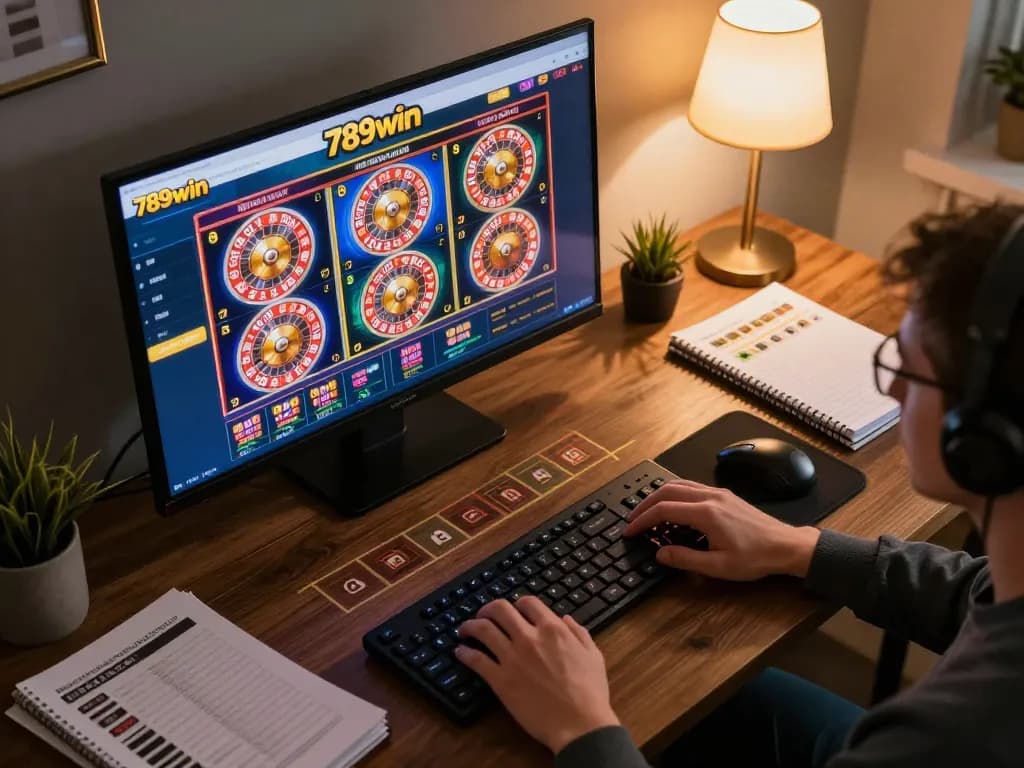 Engaging online gaming experience with 789win 37, showcasing colorful slots and live gameplay.
