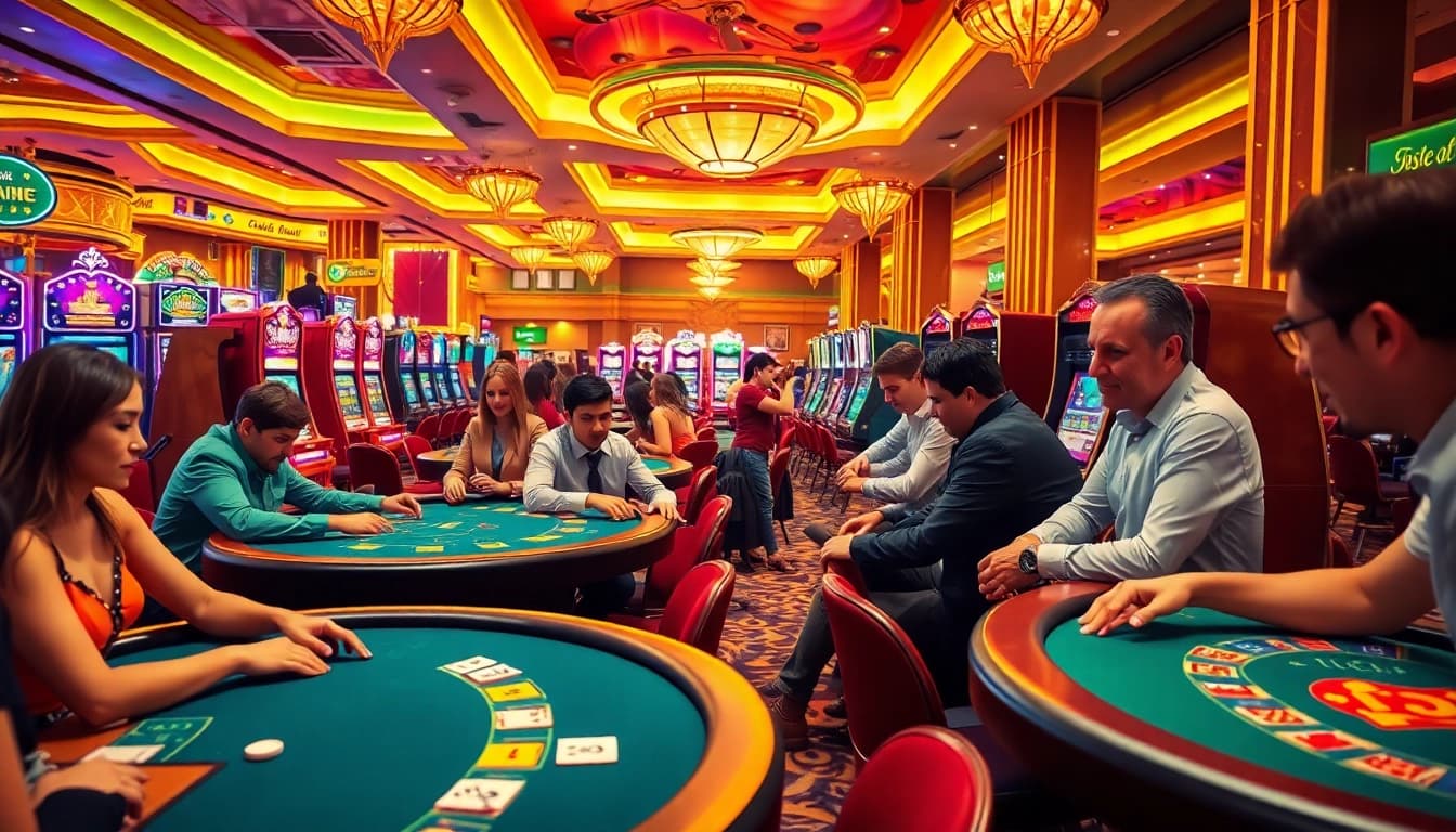 Experience thrilling gaming with https://casinodeets.com in a lively casino atmosphere.