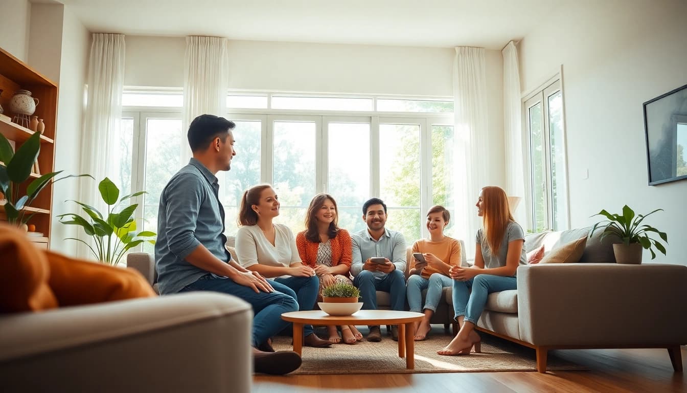 Familiar scenes with a peaceful atmosphere at https://sicherlebensraum.de, emphasizing well-being and comfort.