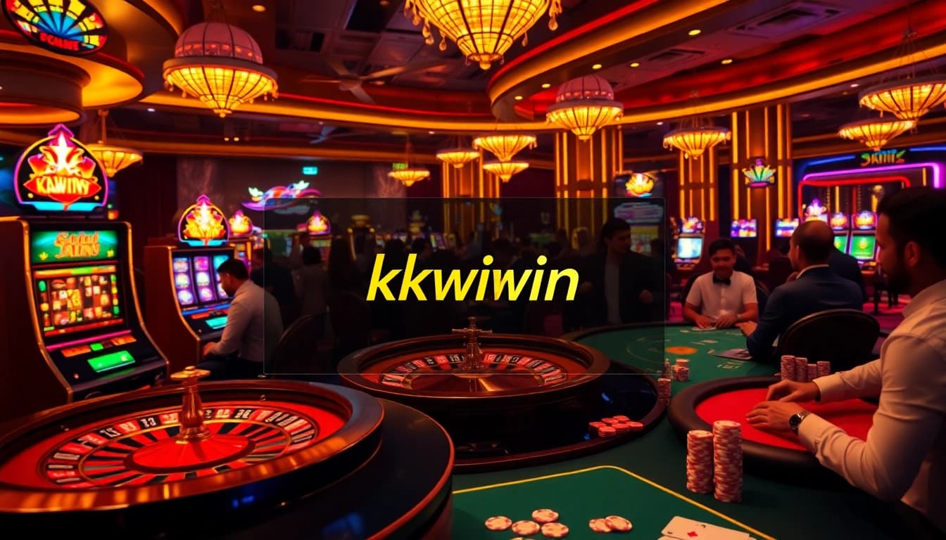 Experience high-stakes excitement at KKWIN casino with thrilling games and vibrant atmosphere.