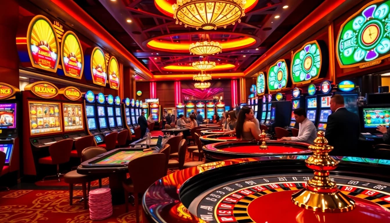 RAJABARONG excitement captures players at luxury slot machines and gaming tables.
