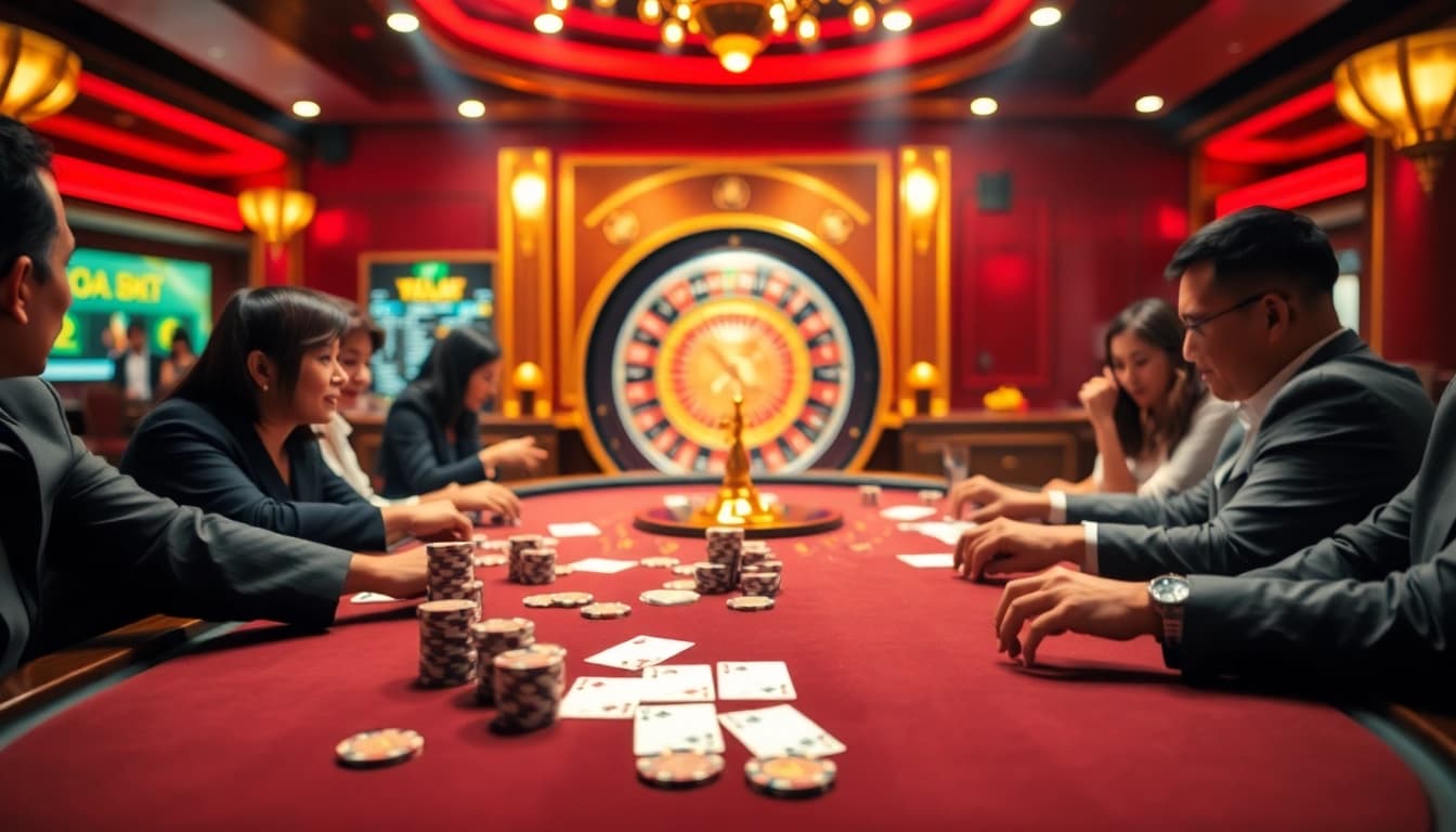 Experience the thrill at nhà cái thabet with exciting poker and casino action in a luxurious setting.