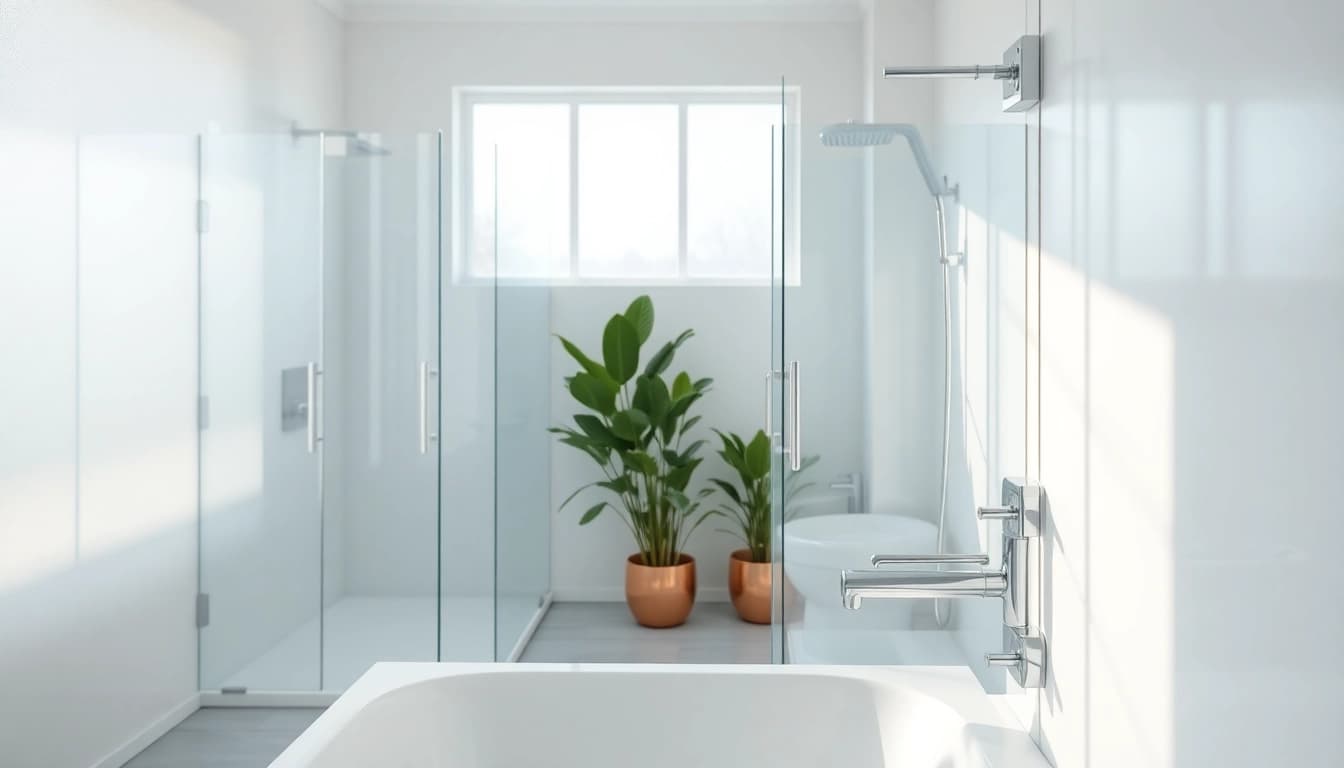 Transform your space with elegant showers, featuring sleek design and a serene aesthetic.