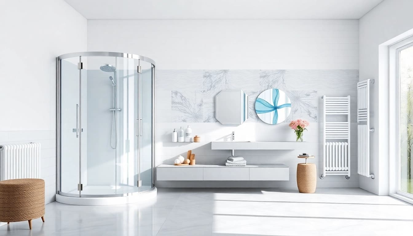 Gestalten Sie Ihr Badezimmer mit sonni sanitär hochwertigen Duschkabinen und Heizkörpern.