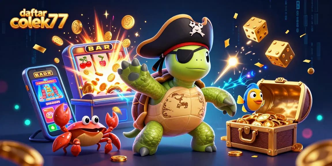 Play slots and explore jackpots at daftar colek77 with vibrant graphics and exciting characters.