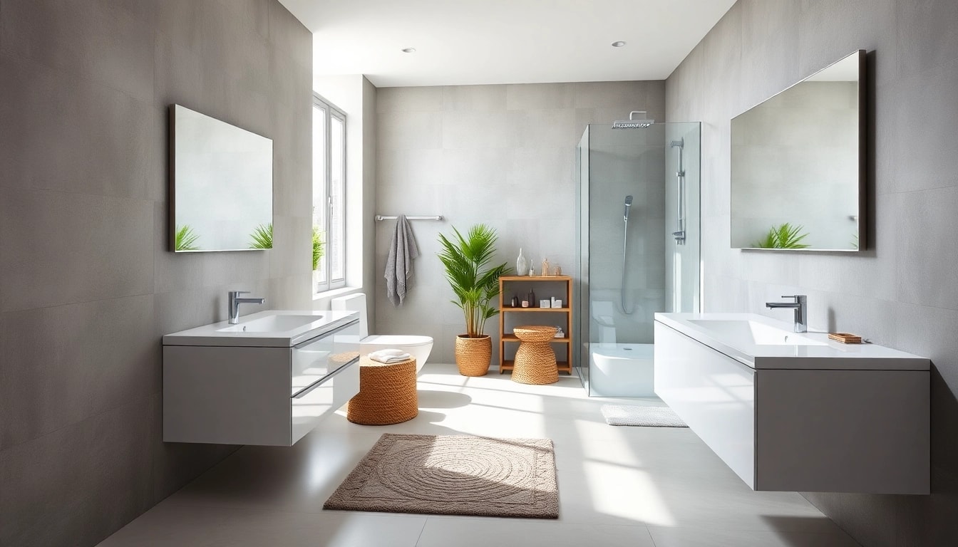Entdecken Sie die hochwertige Sanitärprodukte von sonni sanitär GmbH in einem modernen Badezimmer.