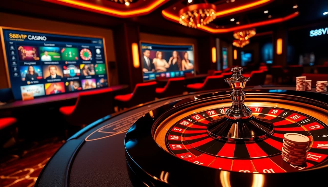 S88VIP offers a luxurious online gambling experience with a sleek casino interface and exciting game options.