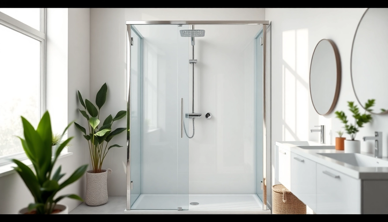 Sonni sanitär in modernem Badezimmer mit eleganter Dusche und stilvollem Design