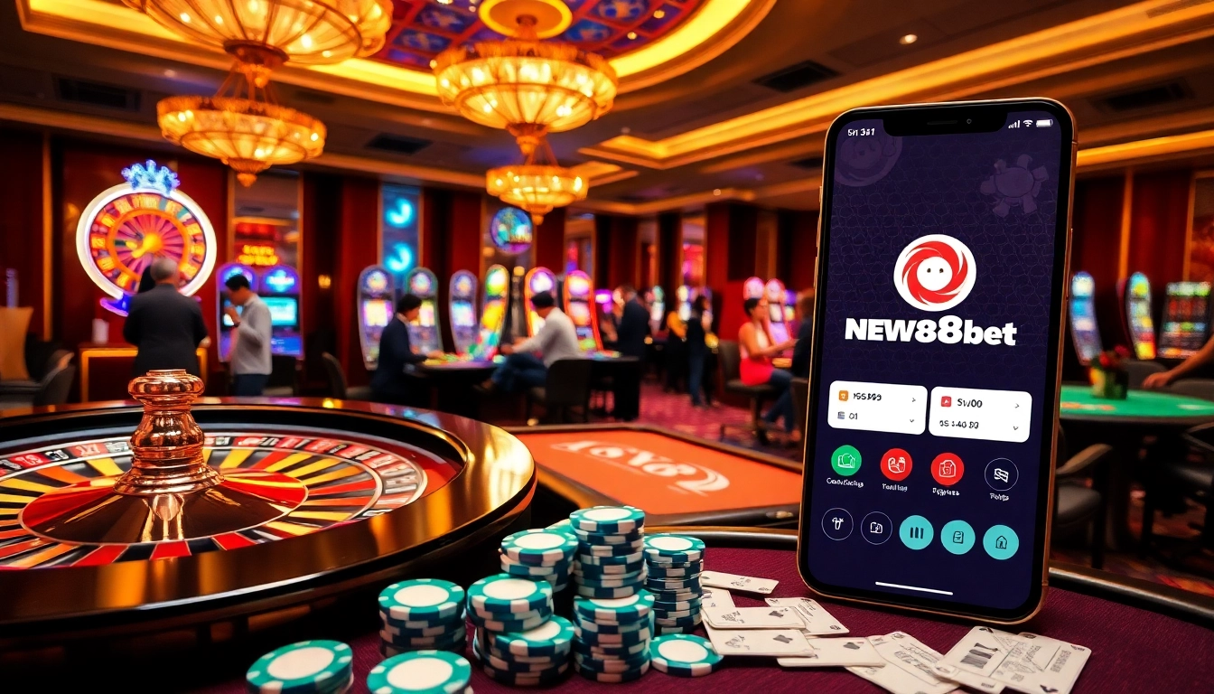 Experience the excitement of new88bet with engaging casino games, poker, and betting action.