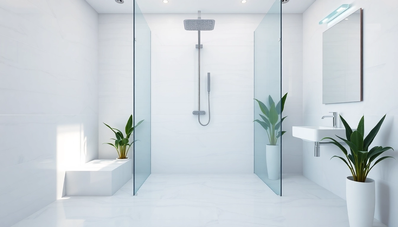 Experience the luxury of elegant showers Australia in a modern bathroom setting with stylish fixtures.