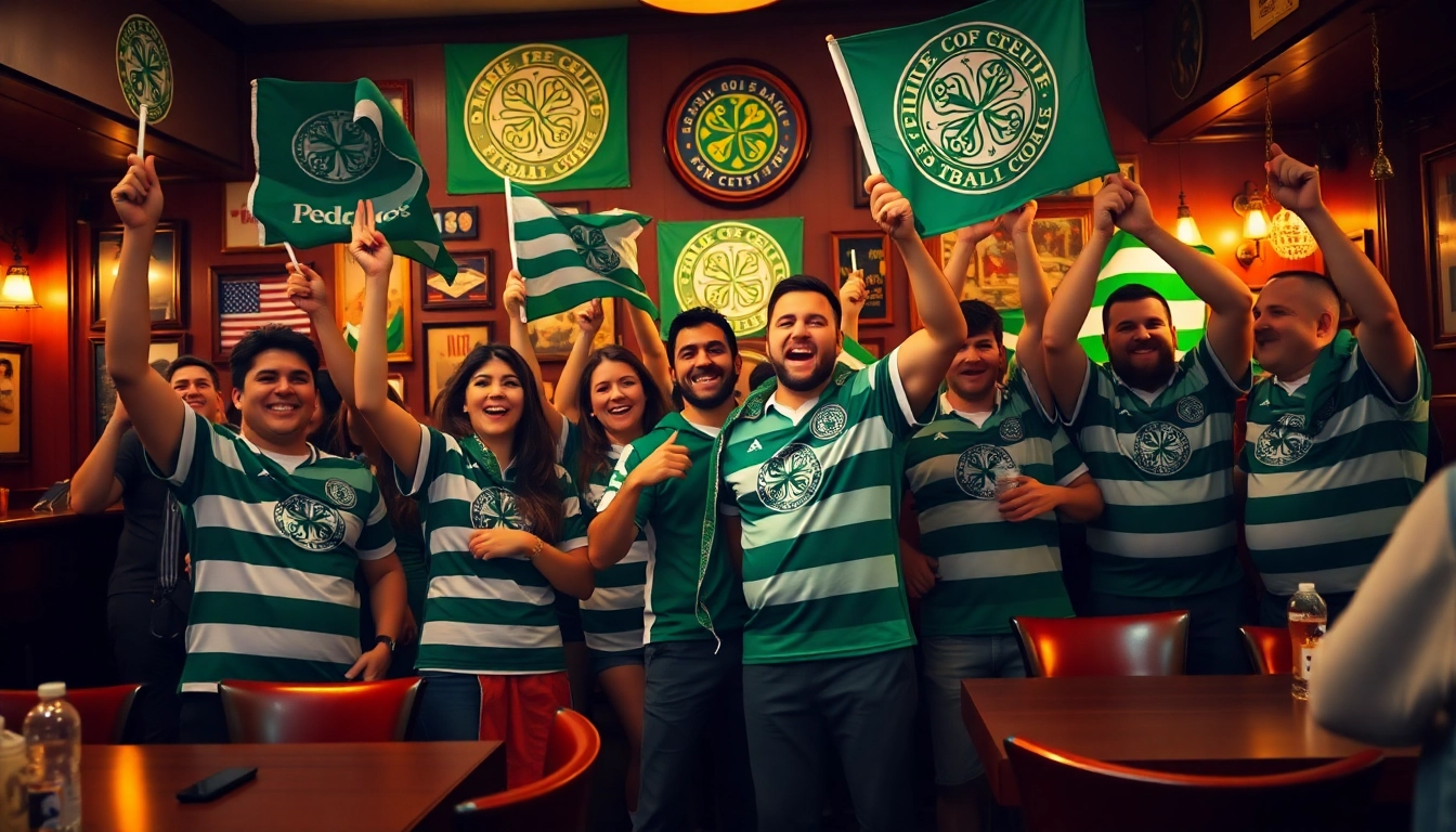 Begeisterte Fans des csc hamburg in einer einladenden Bar, umgeben von sportlicher Atmosphäre.