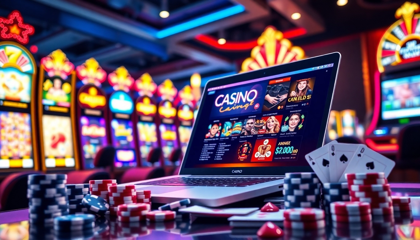 Vivez une expérience de jeu palpitante au casino en ligne avec des machines à sous dynamiques et des jetons de poker.