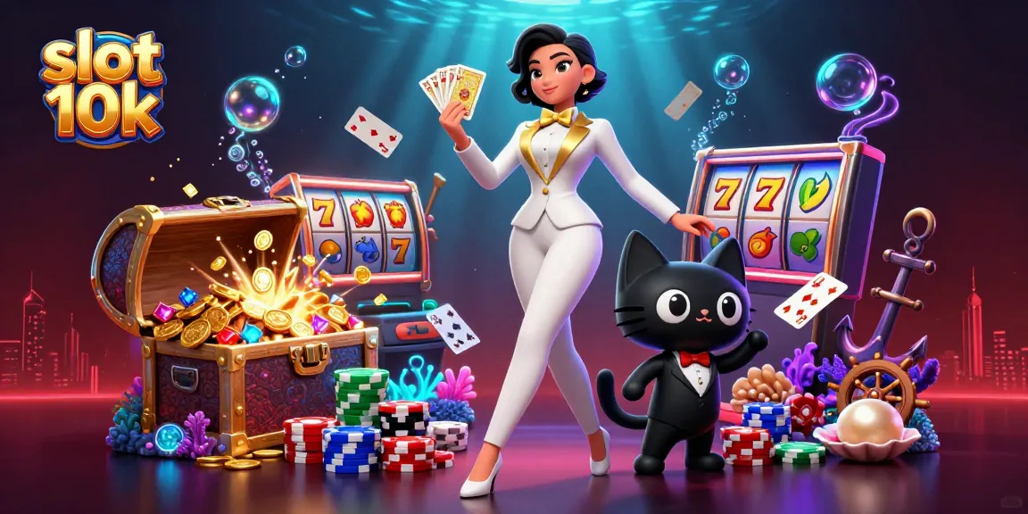 Engage with the thrilling slot 10k experience through this vibrant casino scene.