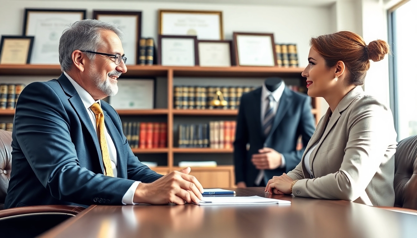 Consultation with a Houston Personal Injury Attorney demonstrating professionalism and trust.