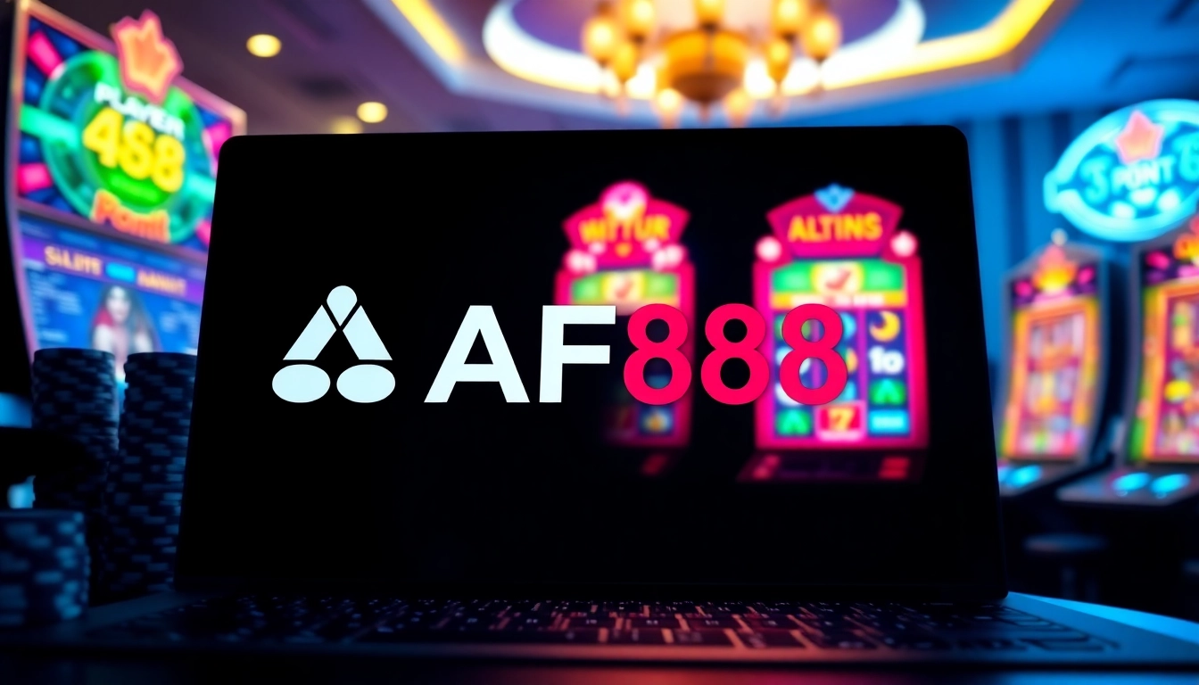 Engaging view of AF88 online gambling platform showcasing user-friendly interface and gaming elements.