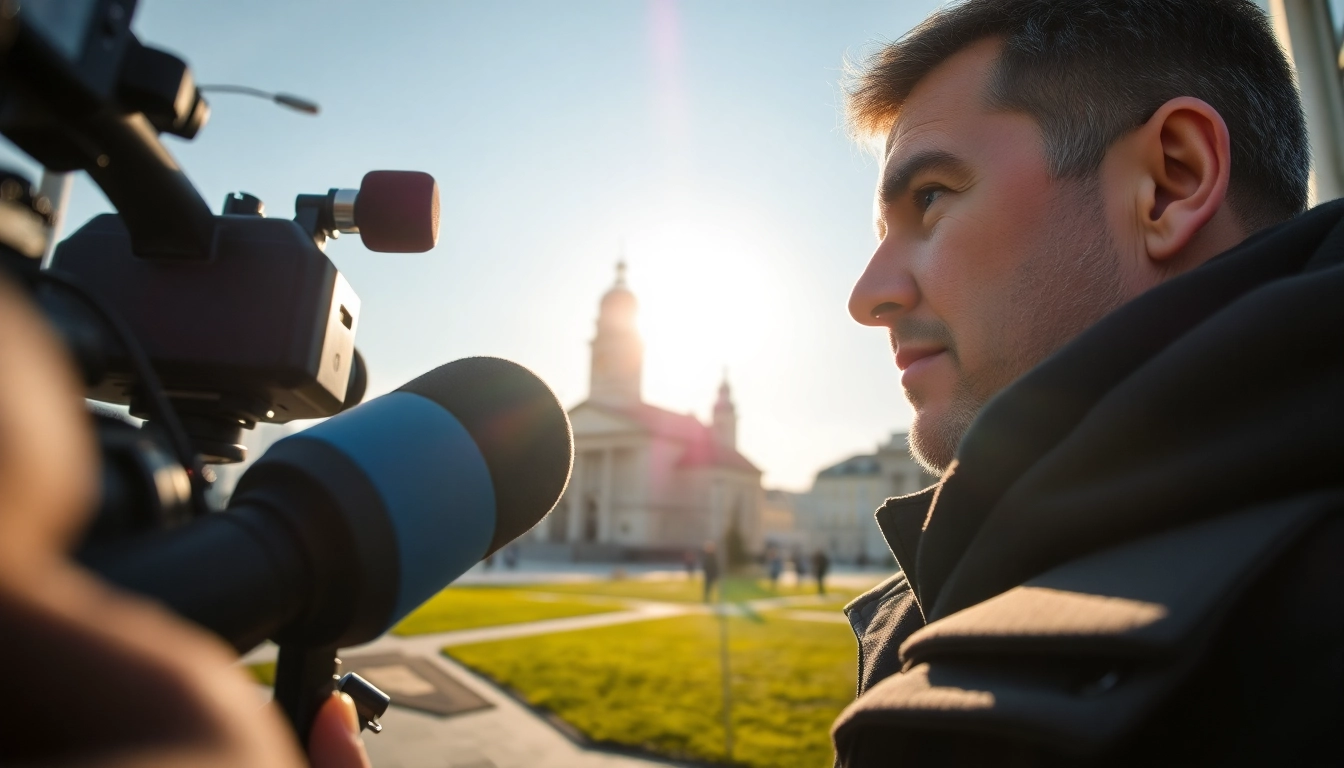 Актуальні новини на https://sumytoday.in.ua показують журналіста в Сумах.