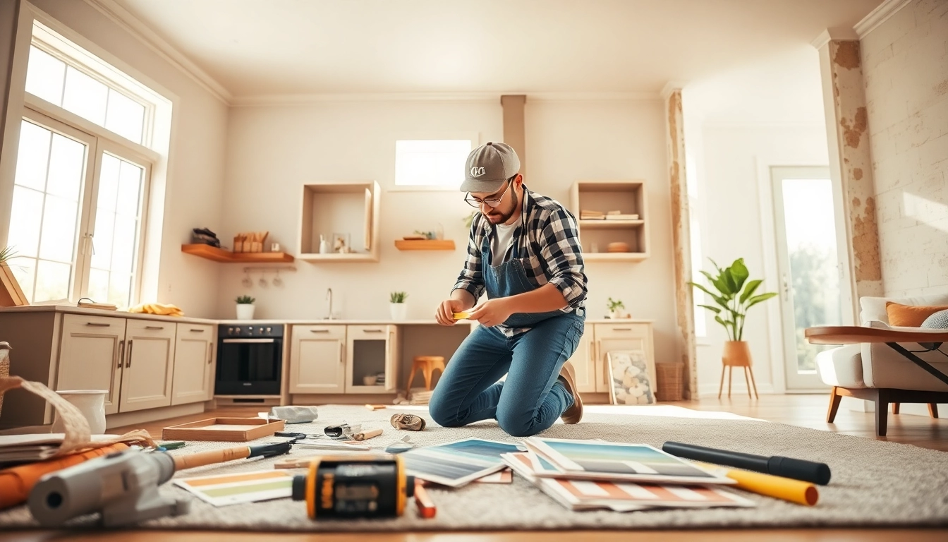 Enhance your Home renovation with professional craftsmanship in a cozy living room.