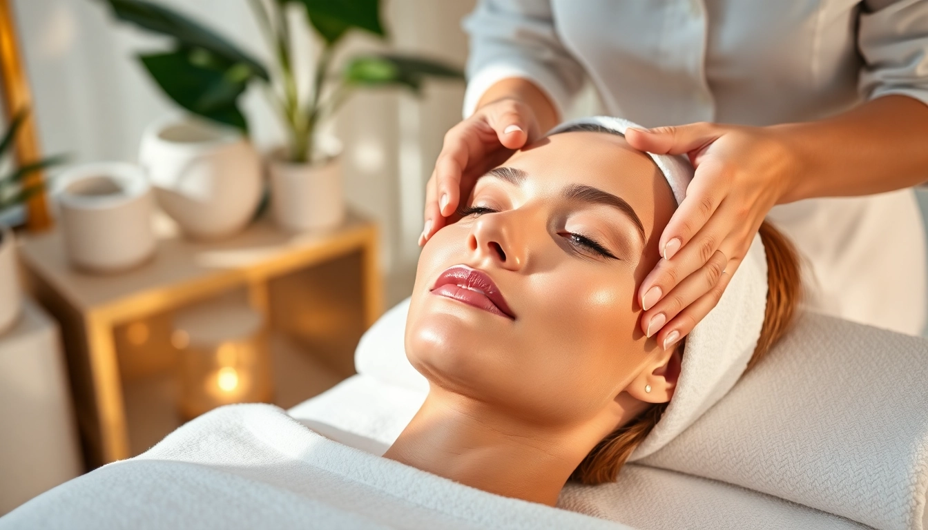 Experience the rejuvenating effects of a RejuvaGlow Facial in a serene spa environment.