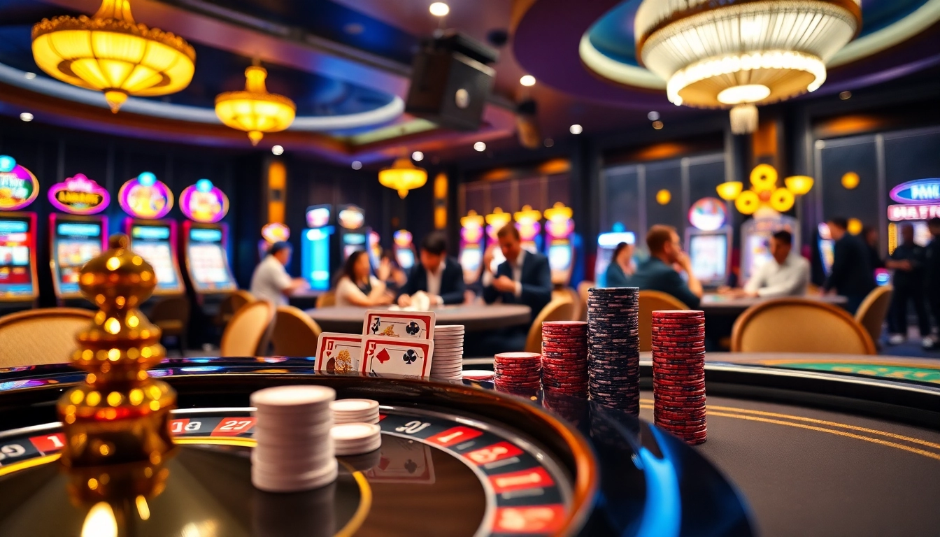 Poker players strategizing at a luxurious casino table, encapsulating the essence of gambling excellence if "Nếu như vậy bám vào đây".