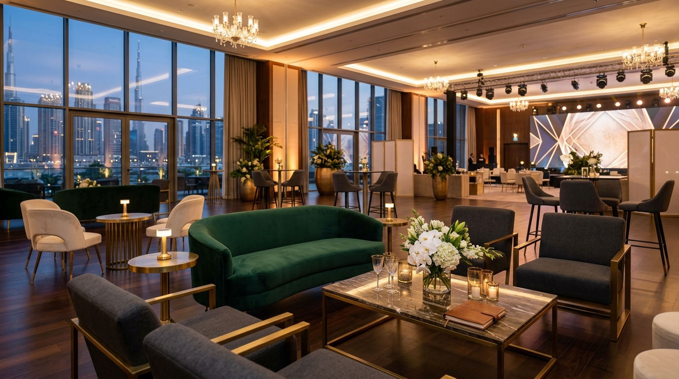 Luxury Furniture rentals events for VIP &amp; Corporate Needs | Athoor
