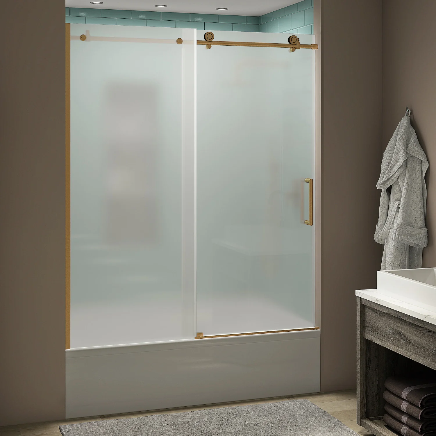 Best Framed &amp; Frameless Sliding Shower Doors for Tubs