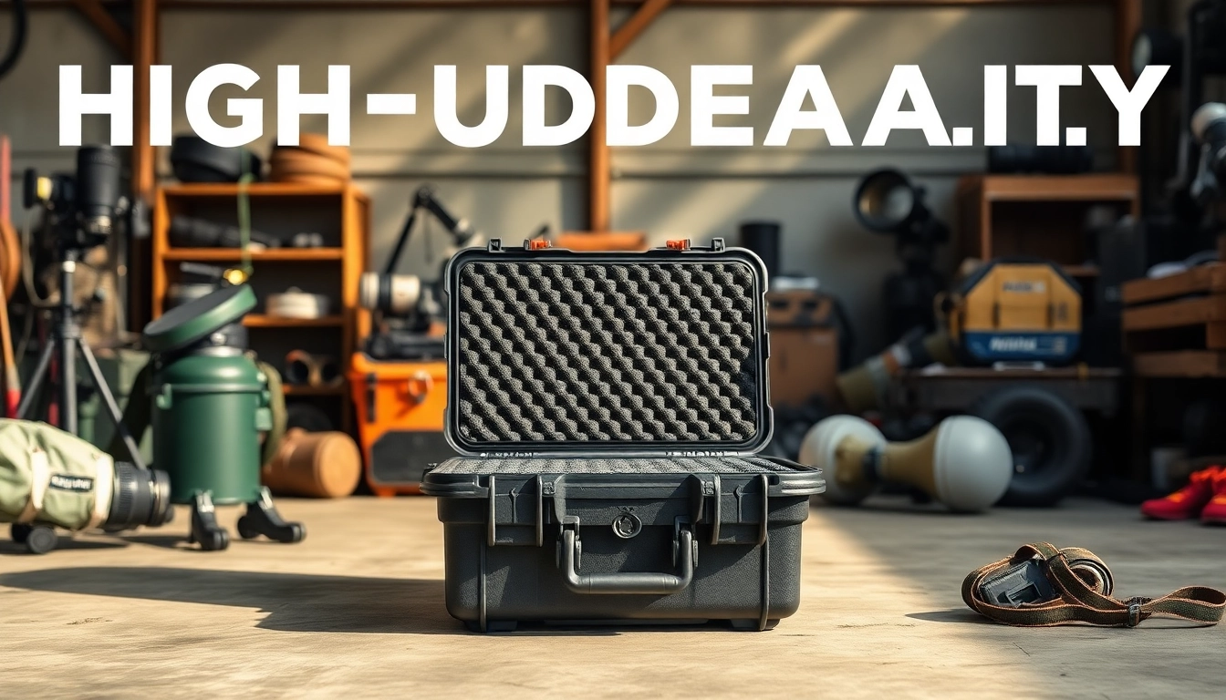 Showcasing a hard case designed for durability, ideal for outdoor gear protection.