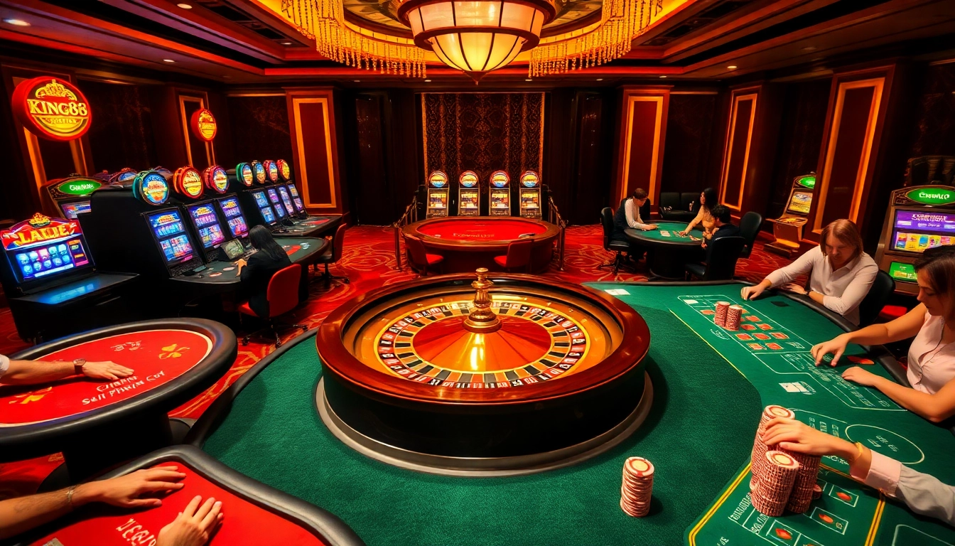 Experience thrilling moments at king88 while playing poker with friends in a luxurious setting.