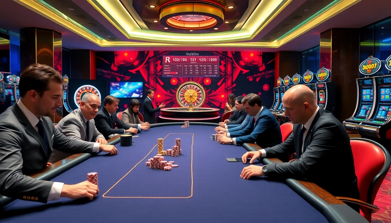 Engaging users in a high-stakes poker game at https://sa88.it.com/, showcasing excitement and luxury.