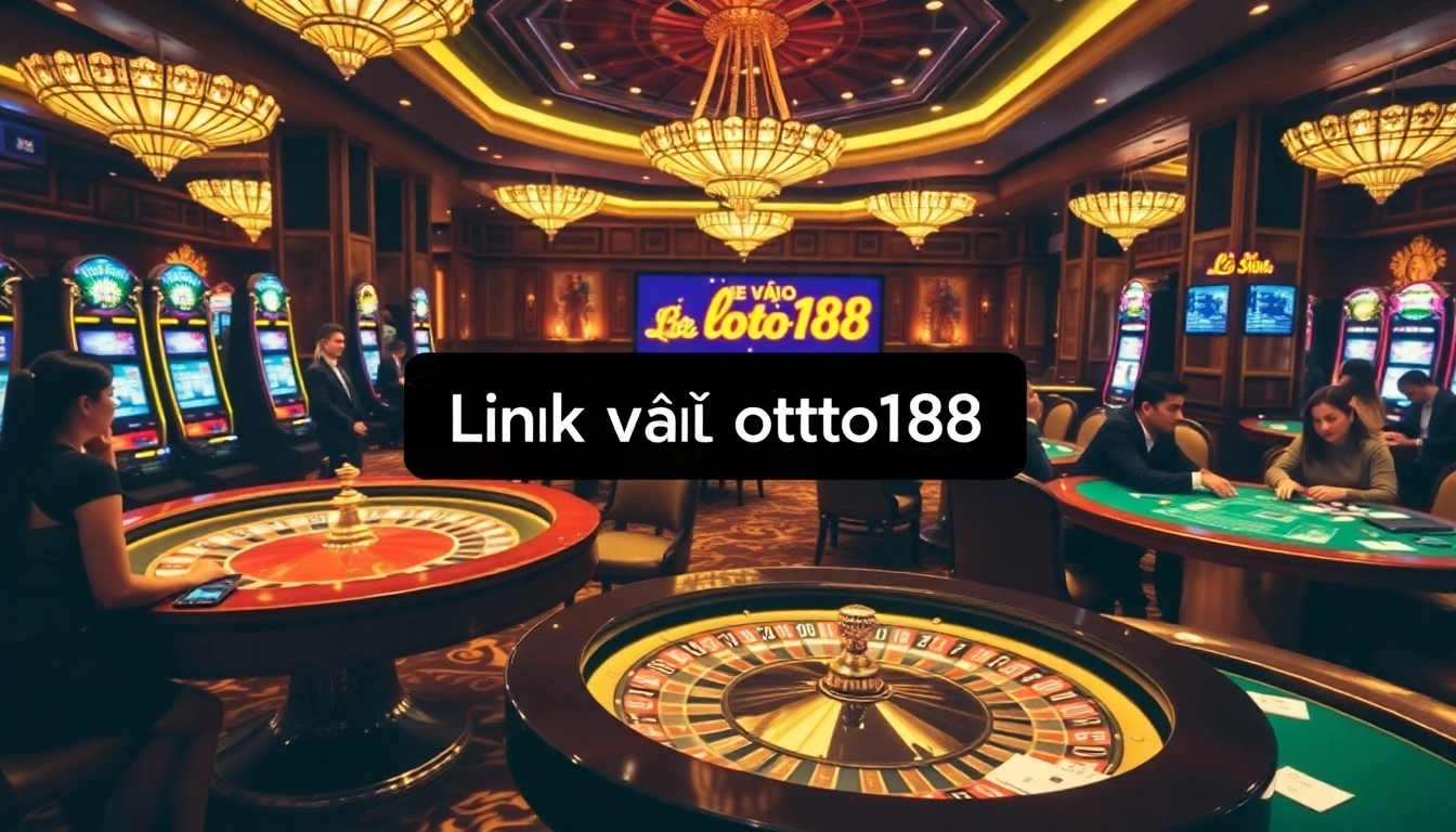 Engage in thrilling games at Loto188's luxury casino environment, featuring classy tables and exciting gameplay.