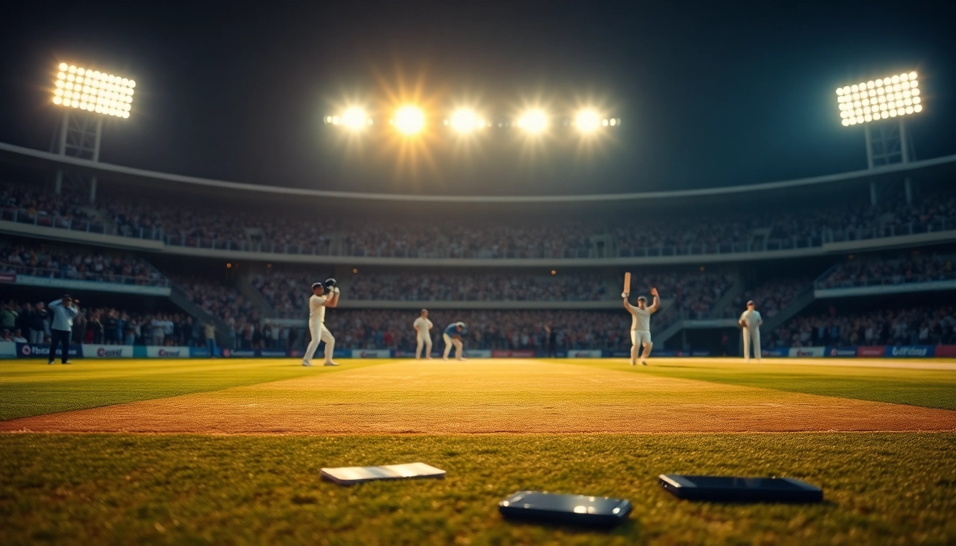 Analyze cricket betting tips free from expert sources during a thrilling cricket match.