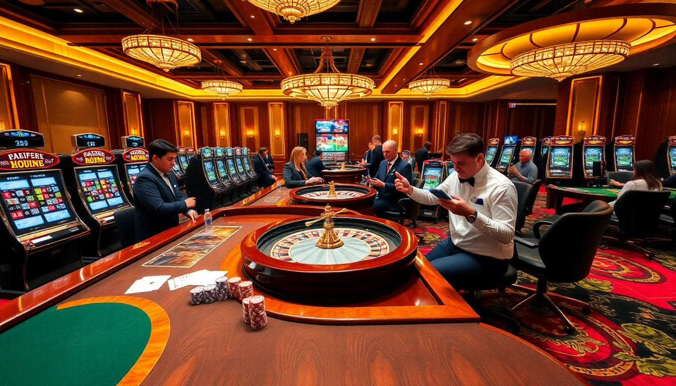 Experience the thrill of winning at online gambling with https://kjc.football/ in a vibrant casino scene.