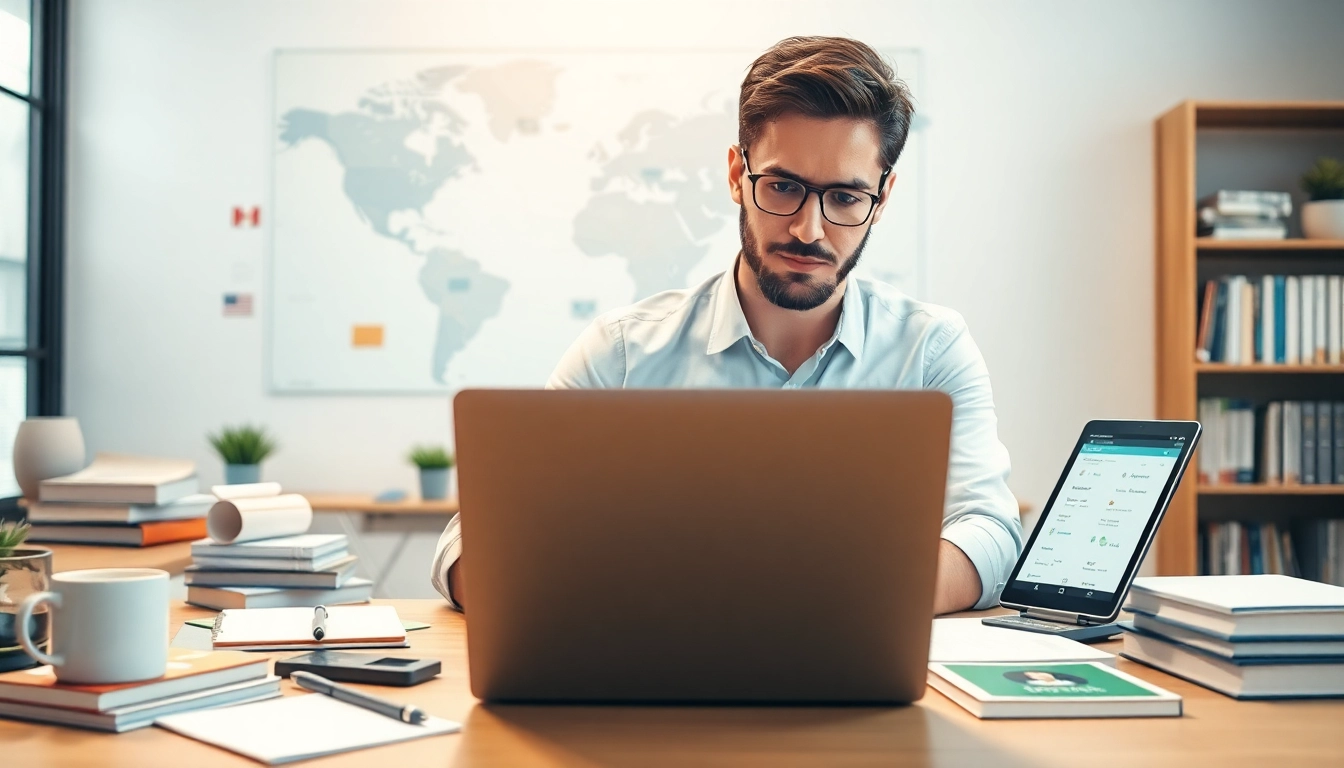 Translate effortlessly with professionals at https://www.elitetranslingo.com in a vibrant workspace.