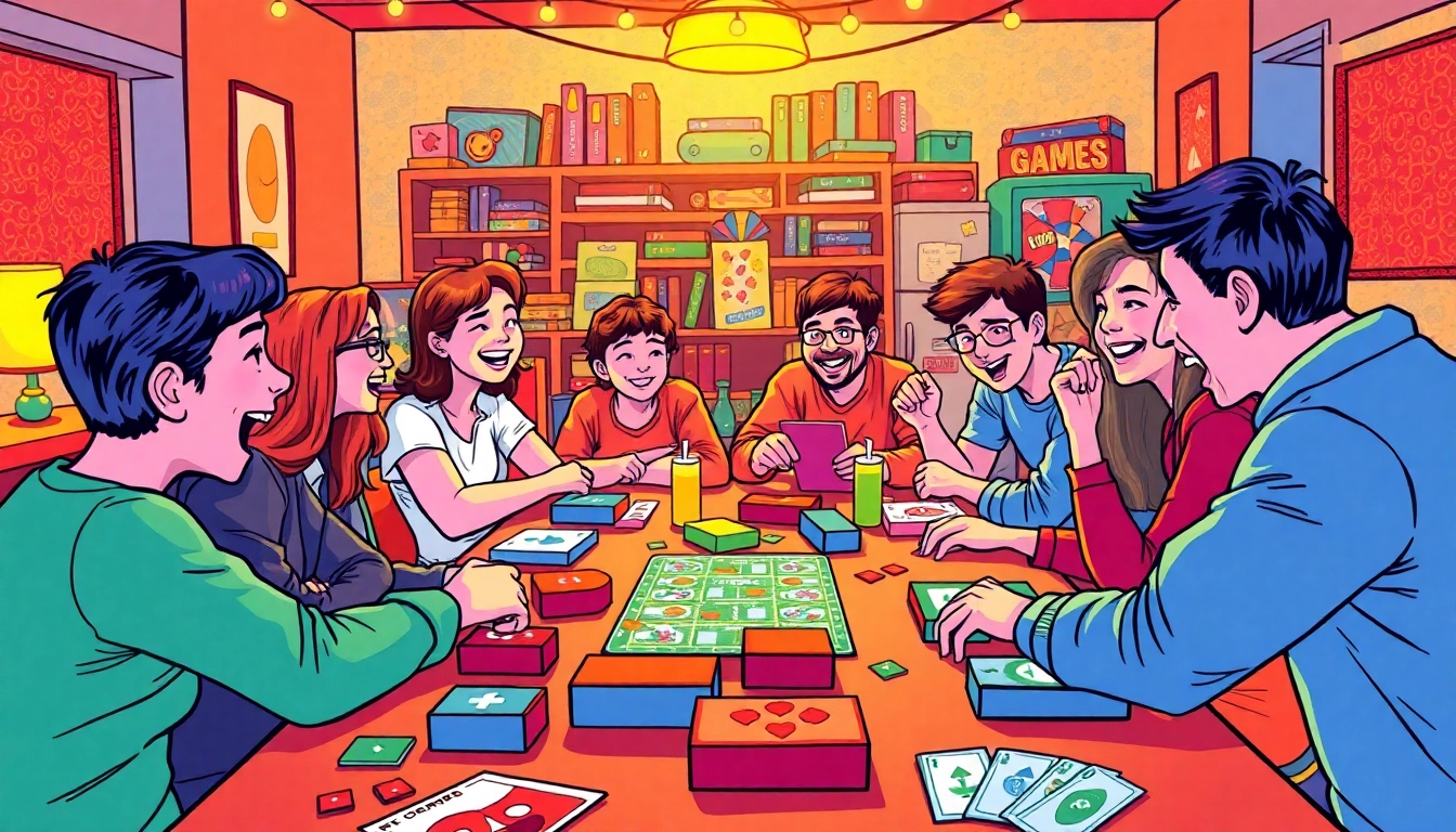Friends enjoying daman games during an exciting game night together.