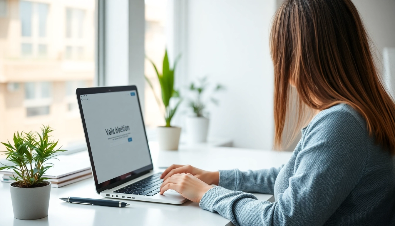 Validation d'email en ligne avec un ordinateur portable, montrant une interface intuitive pour vérifier des adresses.