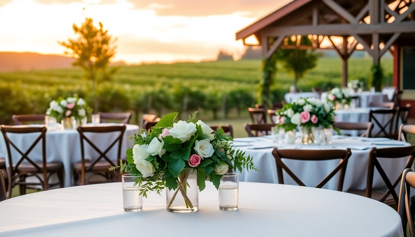 Celebrate your love at stunning Clarksburg wedding venues featuring beautiful vineyard views.