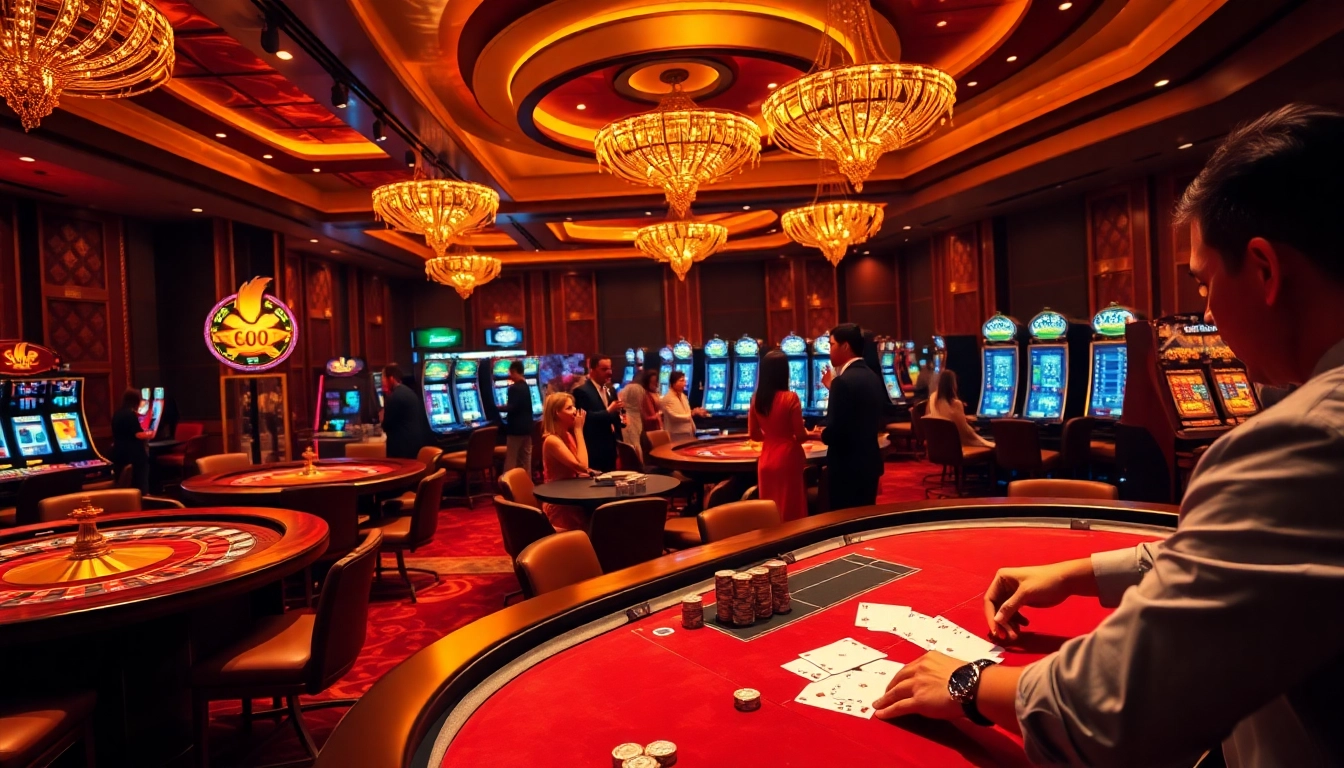 Experience the excitement at nhà cái nohu90 with thrilling casino games and vibrant gaming tables.